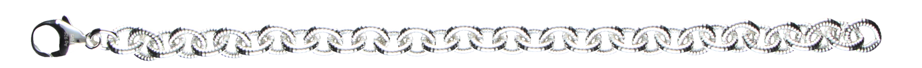 Armband Anker gerieft 7.8mm