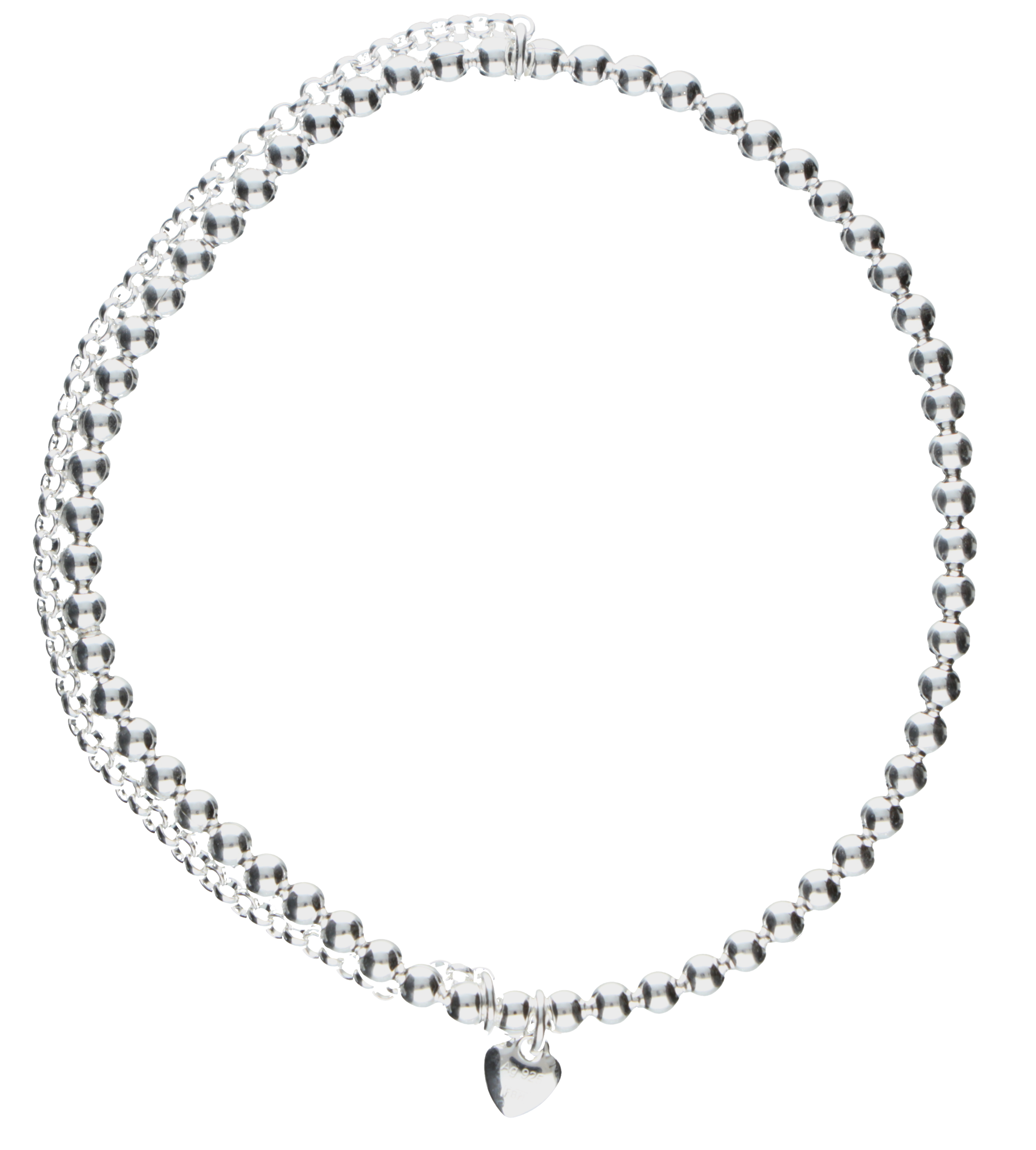 Armreif flexible Kugelkette 3mm