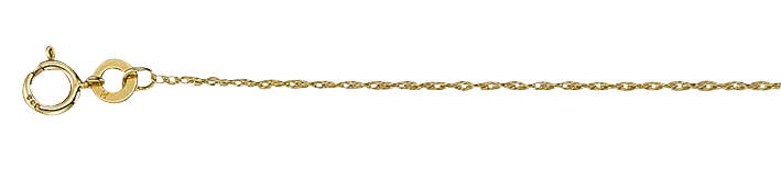 Collier Doppelanker 1mm