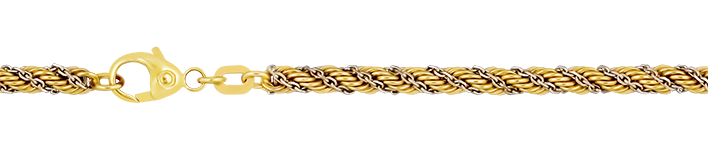 Armband Kordel hohl 3.3mm