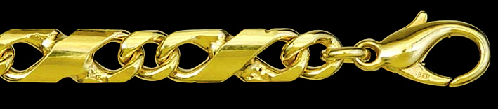 Armband Dollar-Kette 6.5mm