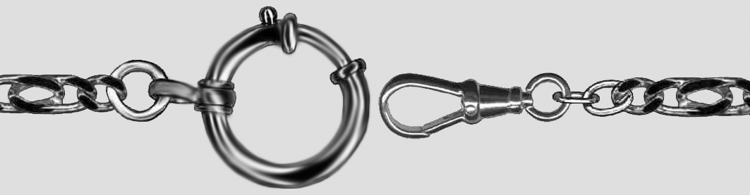 Uhrkette Figaro verlötet 4.7mm