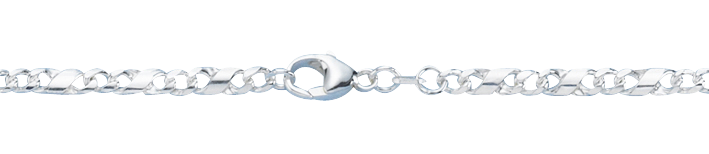 Armband Dollar-Kette 3.1mm