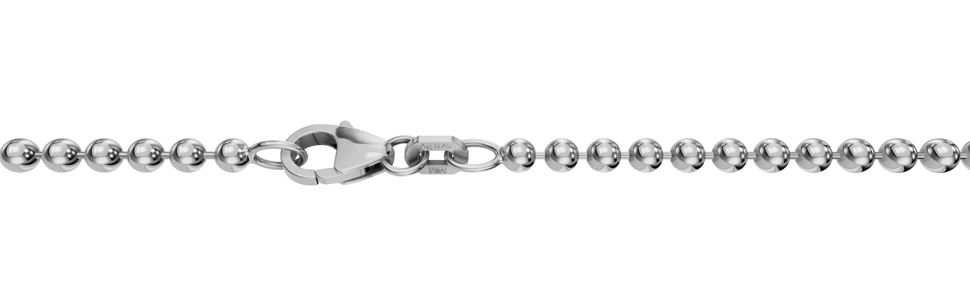 Collier Kugelkette 2.5mm