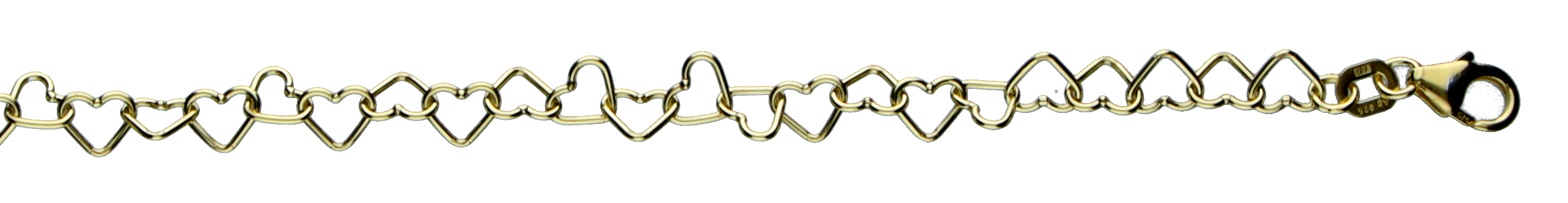 Armband Herz-Kette 4.4mm