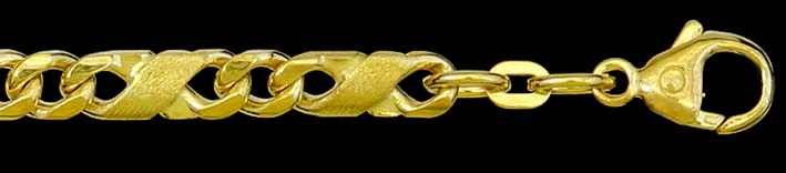 Armband Dollar-Kette 4.9mm