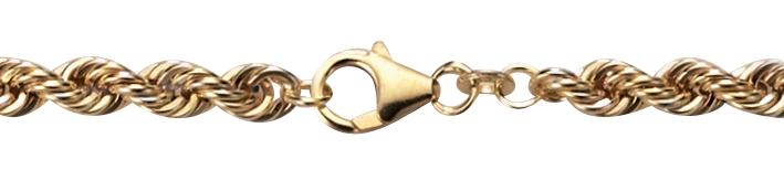 Armband Kordel hohl 4.4mm