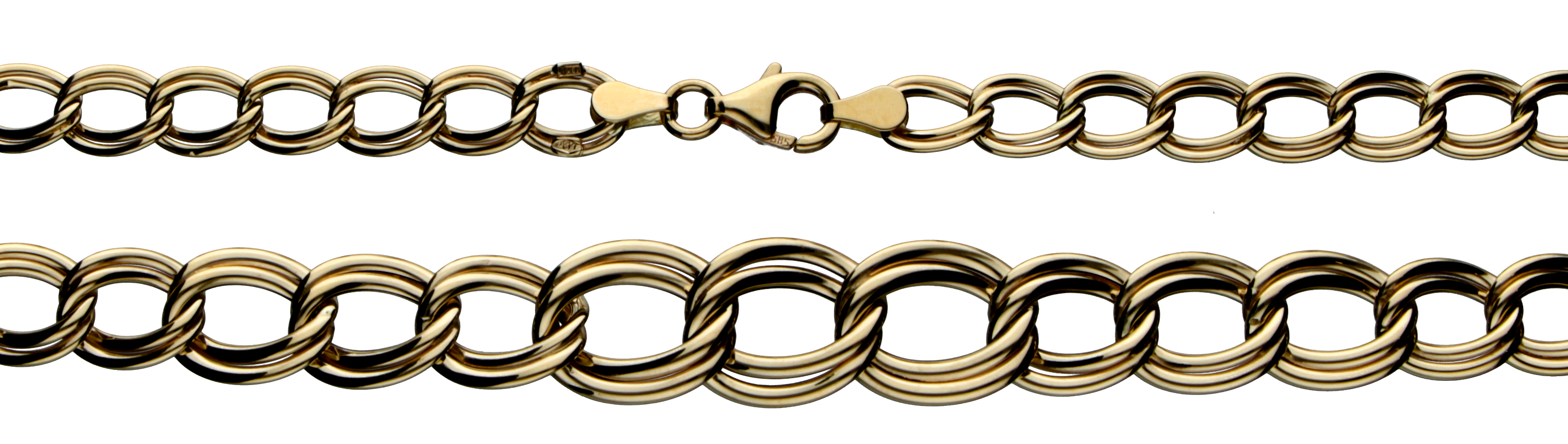 Necklace Twin curb chain