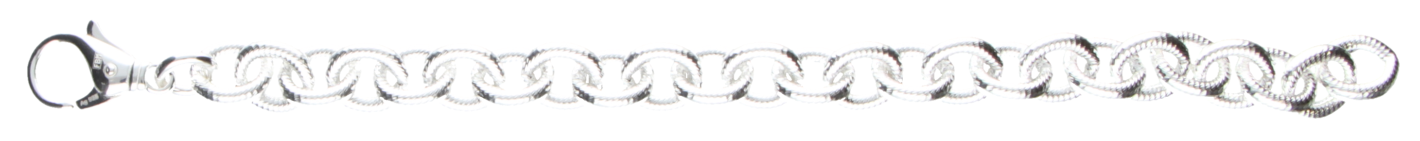 Armband Anker gerieft 9.8mm