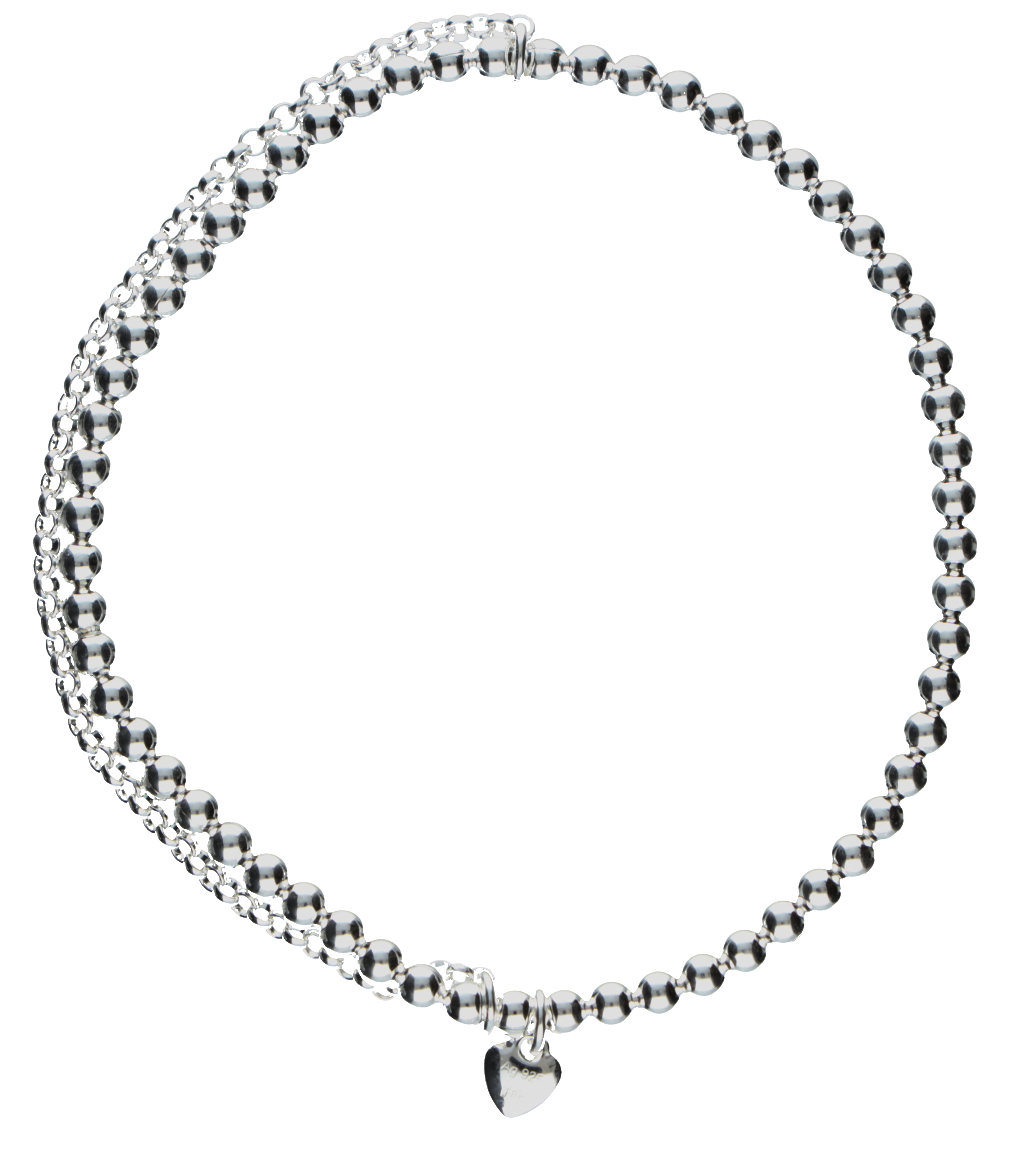 Armreif flexible Kugelkette 3mm