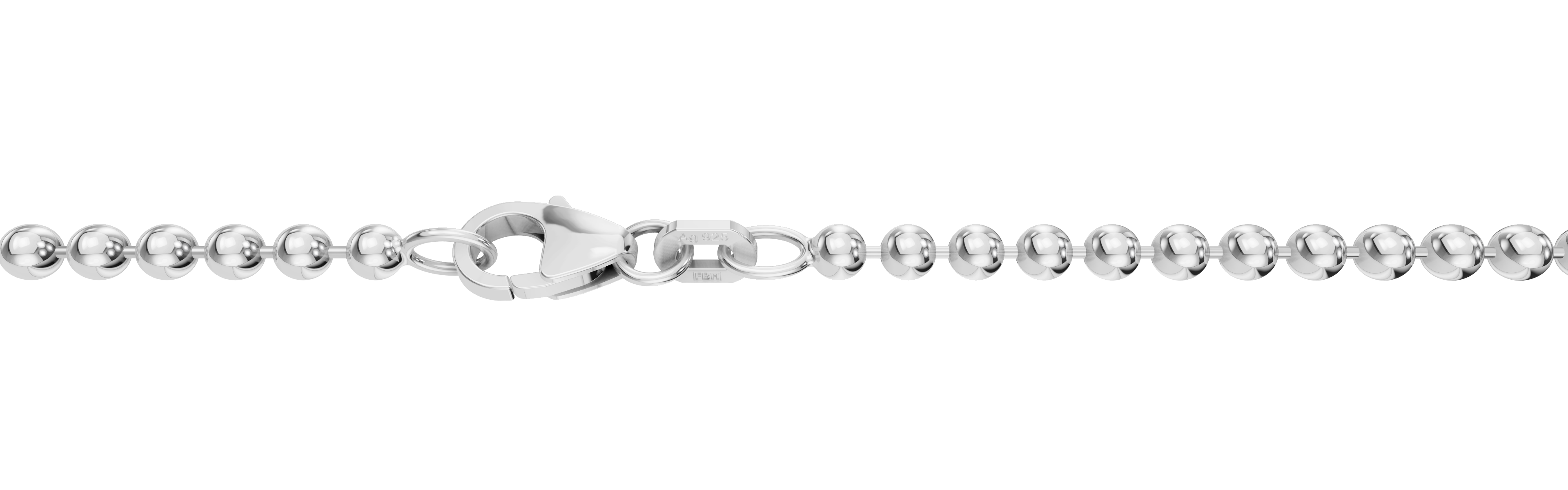 Collier Kugelkette 2.5mm