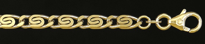 Necklace Scroll chain 3.8mm