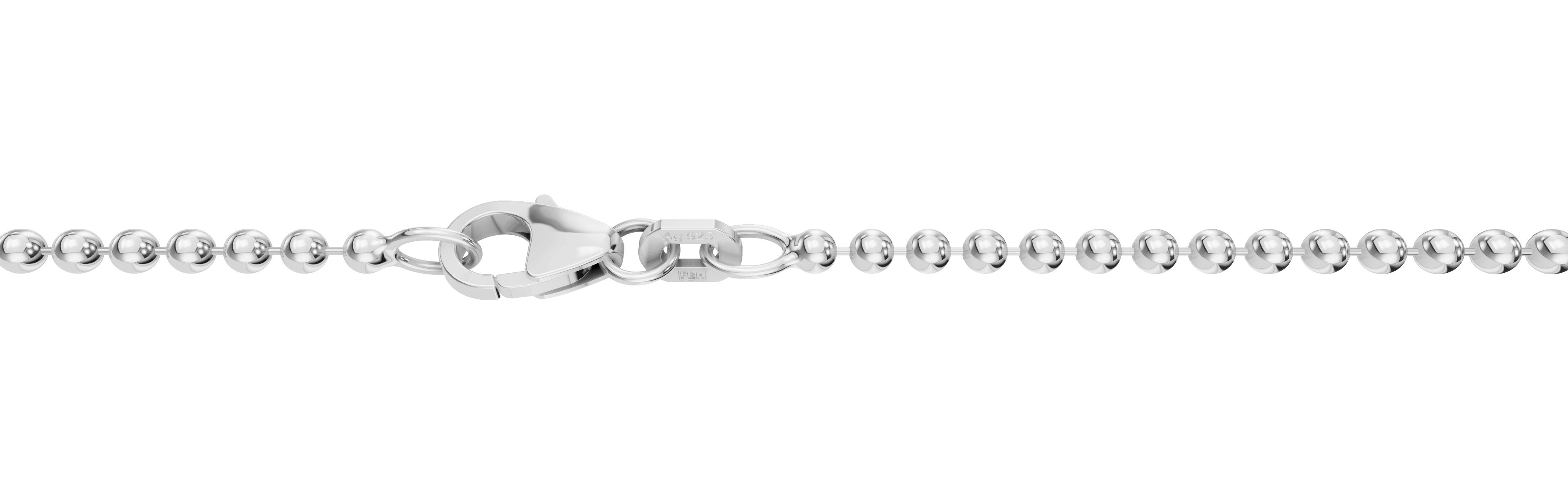 Collier Kugelkette 2mm