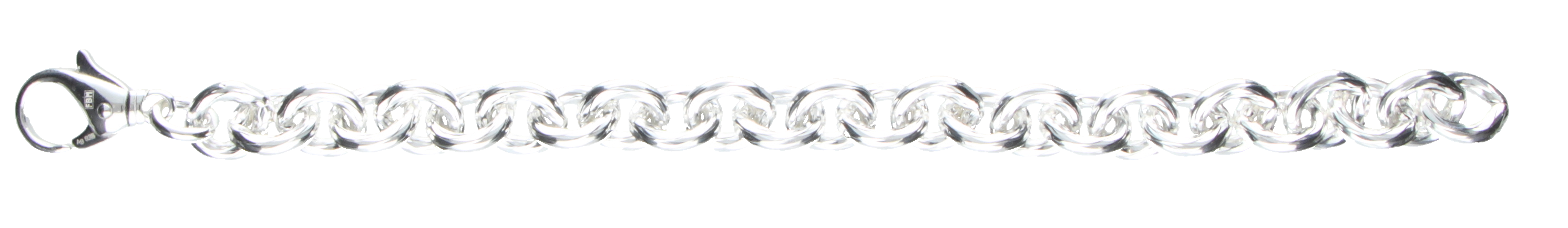 Armband Anker gerieft 9.8mm