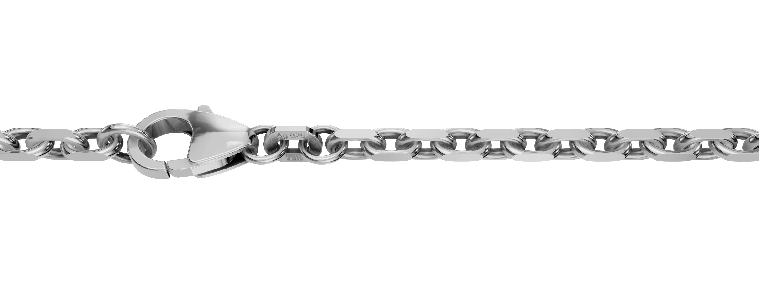 Armband Anker diamantiert 2.5mm
