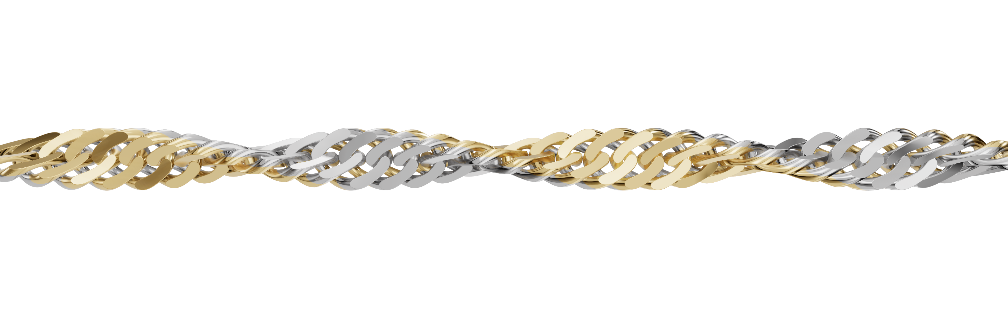 Armband mit Zwischenöse Singapur 1.8mm