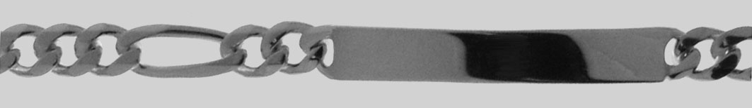 Id-Armband Figaro 7.4mm